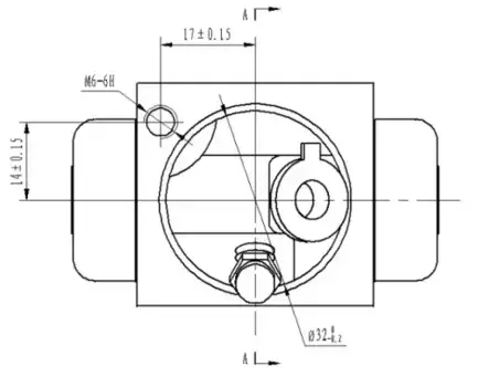 цилиндр тормозной! задн. прав. 4WD d=19мм\ Renault Duster 10> CF 0946 TRIALLI