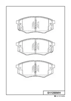 D11299MH-01 колодки дисковые ! передние\ Hyundai ix35,Kia Sportage 2.0/CRDi 10>