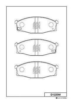 D1220M колодки тормозные дисковые передние!\ Nissan Cabstar