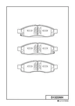D1325MH колодки тормозные дисковые передние!\ Infiniti QX56