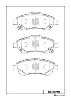 Тормозные колодки дисковые MK KASHIYAMA D5156MH