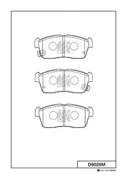 Тормозные колодки дисковые MK KASHIYAMA D9029MH
