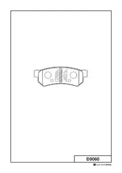 Тормозные колодки дисковые MK KASHIYAMA D9060H