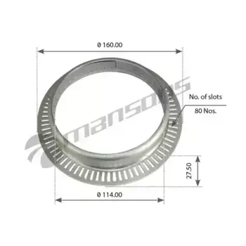 Датчик ABS MANSONS 400664