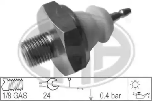 датчик давления масла! 0.3 Bar\ Opel Astra 1.7TD 91-96, Honda Civic 1.2-1.8i 84> 330007 ERA