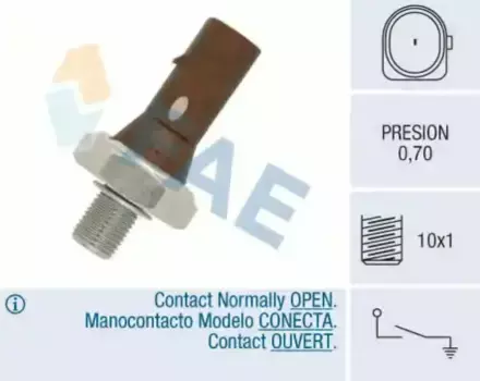 датчик давления масла!\ Audi A2/A3 1.4/1.9TDi 96>, VW Golf 1.9TDi 96> 12890 FAE