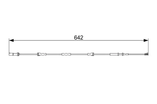 Датчик тормозных колодок BOSCH 1 987 473 544 электронный