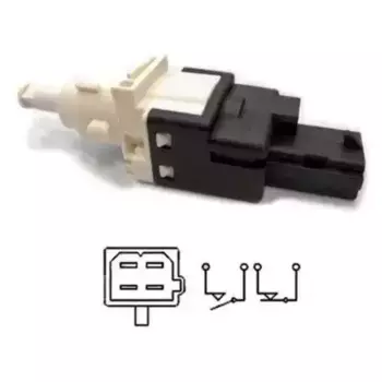 датчик стоп-сигнала!\ Alfa Romeo 147 1.6/2.0i 00> 166 2.0i-3.0i 98> 35043 MEAT & DORIA