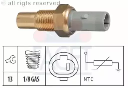 Датчик температуры автомобильные FACET 7.3184