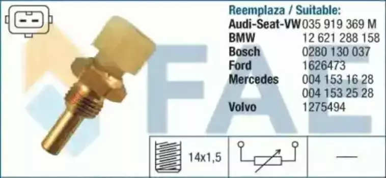 Датчик температуры автомобильные FAE 33030