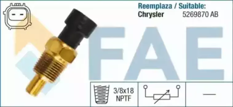Датчик температуры автомобильные FAE 33335