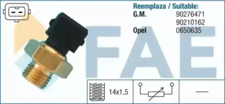 Датчик температуры автомобильные FAE 33560