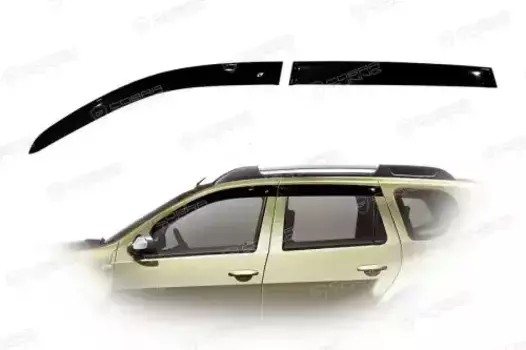 ДЕФЛЕКТОРЫ ОКОН ДЛЯ RENAULT DUSTER 2011''EUROSTANDARD'' ''CT'', АРТ.: RE12711 COBRA TUNING