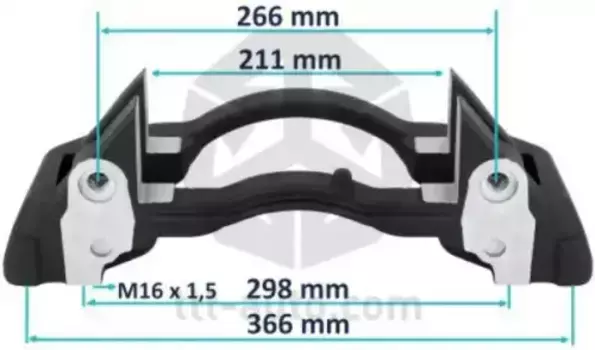 держатель скобы диск. тормоза! 4отв. 19.5' Knorr\SN6, BPW 20205 TTT