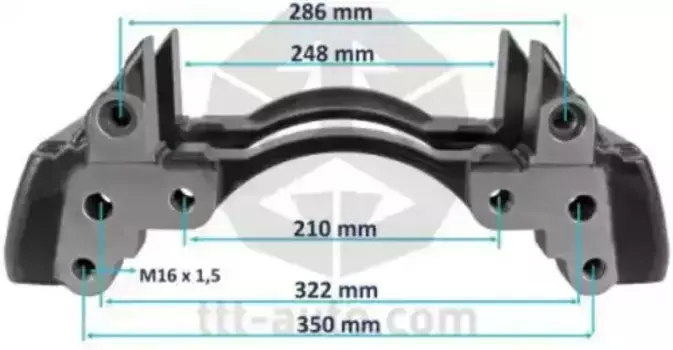 держатель скобы диск. тормоза! 6отв. 22.5' Knorr\SB7, SN7, MB Actros 20222 TTT