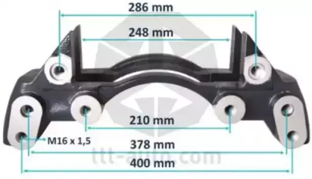 держатель скобы диск. тормоза! 6отв. 22.5' Knorr\ SB7/SN7, MB Axor 20226 TTT