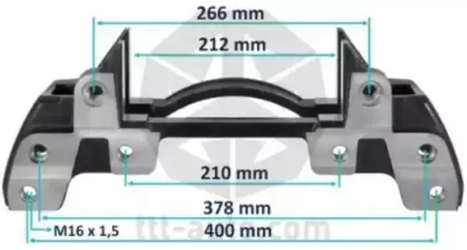 держатель скобы диск. тормоза! 6отв. 22.5' Knorr\SK7, BPW, SAF 20210 TTT