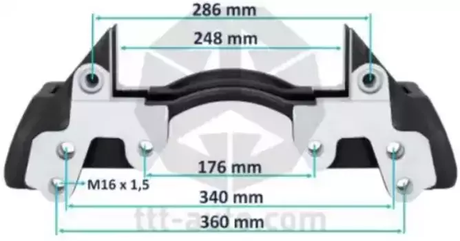 держатель скобы диск. тормоза !для скоб S7***\MB ось 20211 TTT