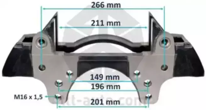 держатель скобы дискового тормоза !6отв. 22.5' Knorr \SK7, SCHMITZ 20212 TTT