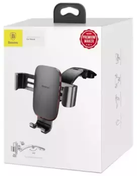 держатель телефона зажим на панель штанга лежачая тем серый!\ SUYL-F01 BASEUS