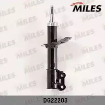 DG22203 АМОРТИЗАТОР HYUNDAI SOLARIS 10- ПЕР.ПРАВ.ГАЗ. (10702070/061018/0149551/1 ) MILES