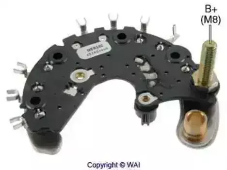 диодный мост! Valeo\ VW Golf III/Vento 1.4-2.0 92>, Passat 1.8 93>, Sharan 2.0 95> MER592 TRANSPO