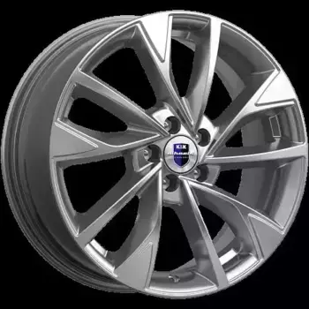 Диск литой R17 7J 5x108/60.1 ET33 КИК Роквуд Дарк платинум 77055