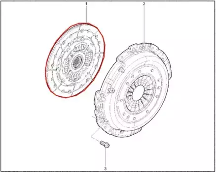 Диск сцепления LADA 21179160113020