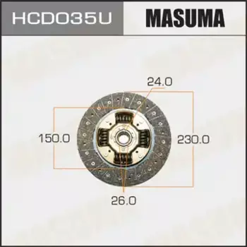 Диск сцепления MASUMA HCD035U