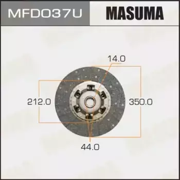 Диск сцепления MASUMA MFD037U