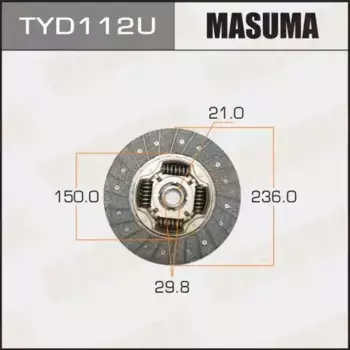 Диск сцепления MASUMA TYD112U