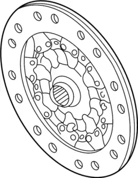 Диск сцепления MAZDA PE0216460A