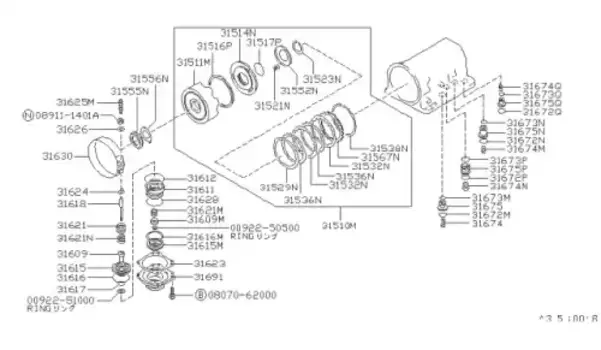 Диск сцепления NISSAN 3153241X10