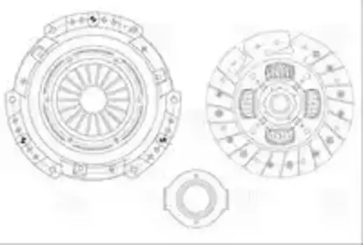 Диск сцепления TRIALLI FR 2405