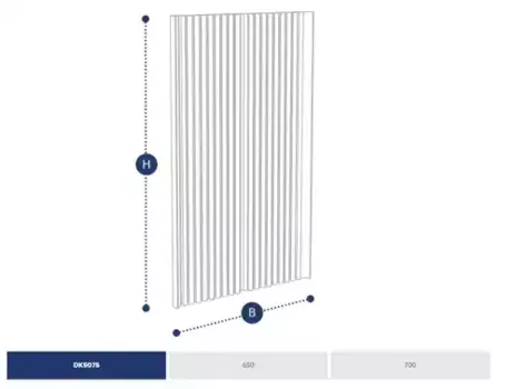DK5075 DK5075 Брызговик 650x700 антиспрей, с комплектом крепежа DOMAR