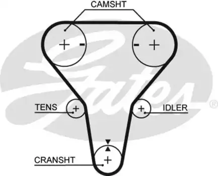 Для ГРМ GATES 5512XS 984 мм 22 мм
