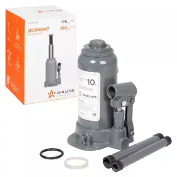 Домкрат гидравлический AIRLINE AJB10S 10 т 380 мм 195 мм