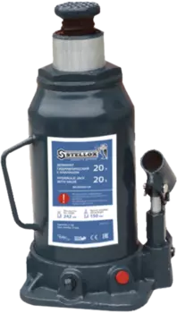 Домкрат гидравлический STELLOX 80-00300-SX 20 т 445 мм 235 мм