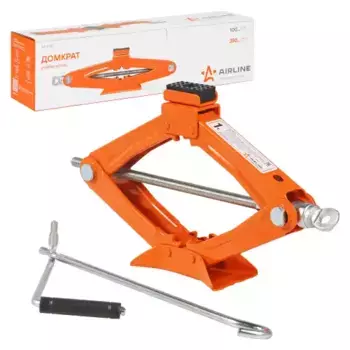 Домкрат механический AIRLINE AJ-R-01 1 т 340 мм 105 мм