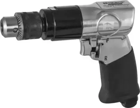 дрель пневматическая! с реверсом 1800 об/мин., патрон 1-10 мм\ RAD1018 THORVIK