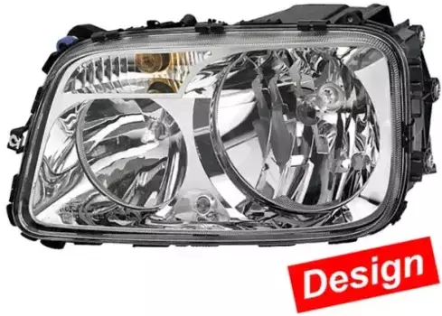 Фара HELLA 1EH 009 513-041 ближний свет дальний свет стояночные огни указатель поворота справа галогенная