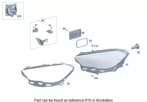 Фара MB 2479068301