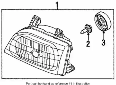 Фара MOBIS 0K08A51030B