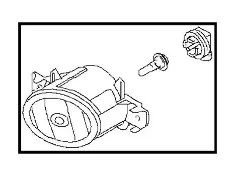 Фара противотуманная NISSAN 261554GA0B