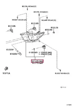 Фара TOYOTA / LEXUS 8113048A30
