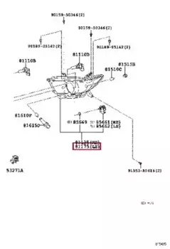Фара TOYOTA / LEXUS 8117048A30