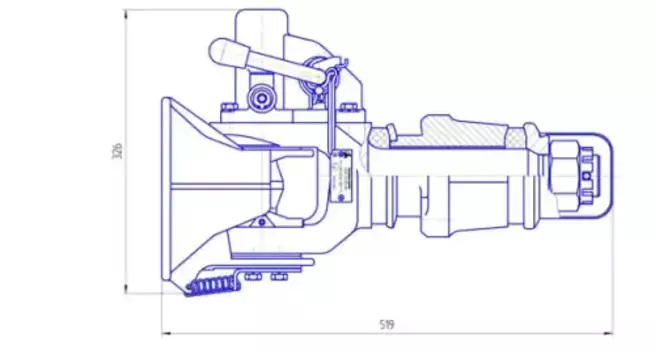 Фаркоп для грузового прицепа БААЗ 6310192707210010