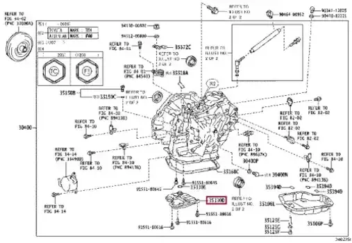 Фильтр АКПП TOYOTA / LEXUS 353300W080