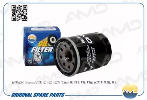 Фильтр масляный AMD AMD.FL223 Honda Accord IV-VIII/Civic IV-VIII/CR-V II-IV, HAVAL H6 1.5T 14>