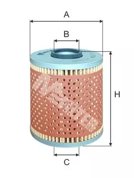 Фильтр масляный MFILTER TE 603 BMW E36/E34/Z3 2.0i-3.2i & 24V 89>
